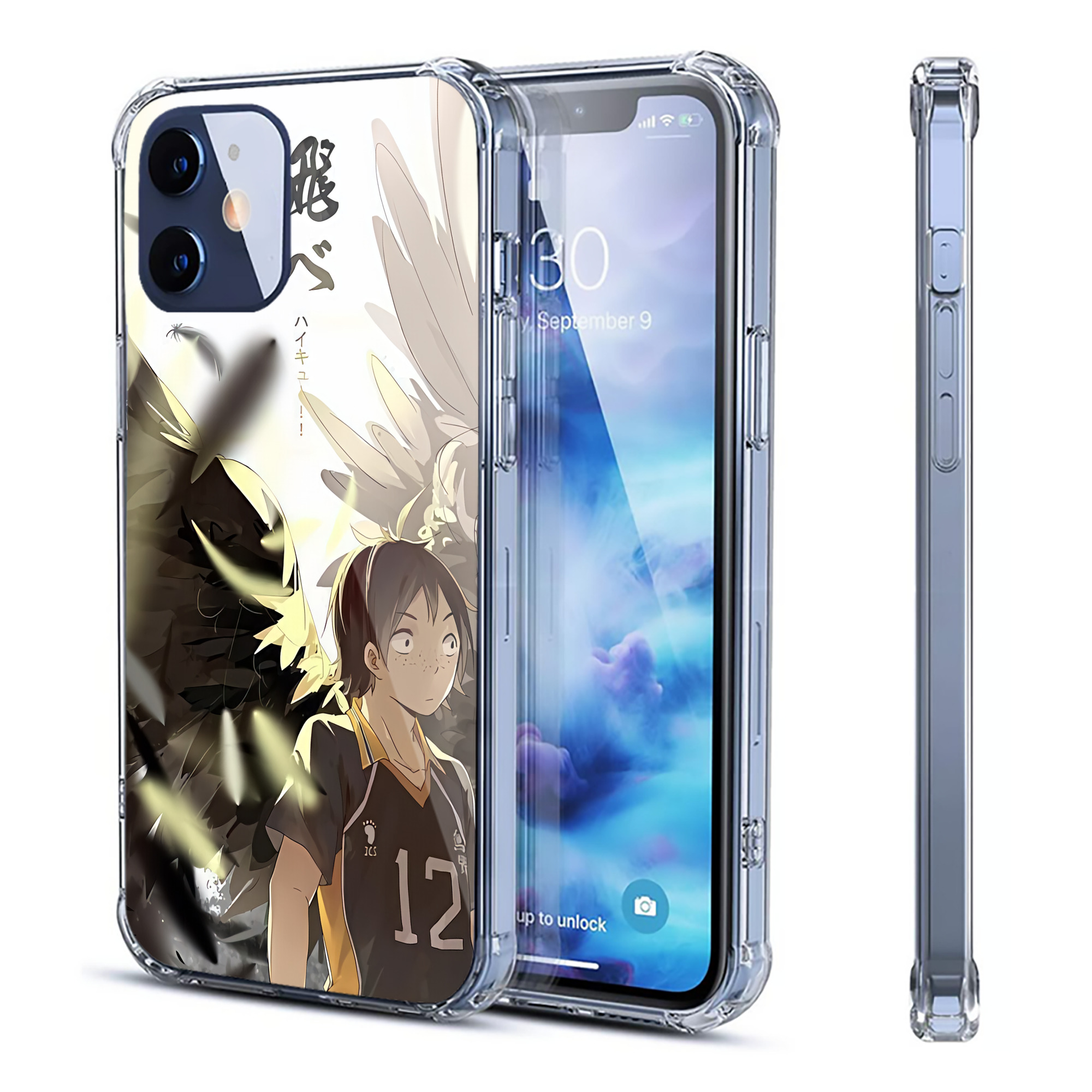 （画像用） ハイキュー!! Haikyu!! 【iPhone 12シリーズ対応】透明スマホケース（クリアソフトケース）